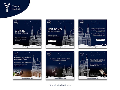 Ramadhan Giving - Social Media Posts charity designs graphic design social media posts