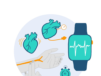 World Heart Rhythm Week branding design digital art digital illustration healthcare icon set illustration information design medical design scientific illustration vector illustration