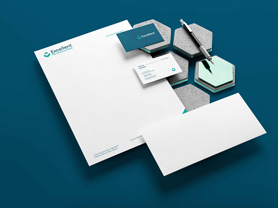 Excellent Bank Branding branding design identity illustration logo uiux