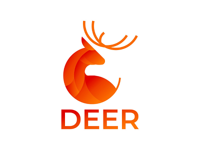 Deer logo design design graphics design logo logo design uiux