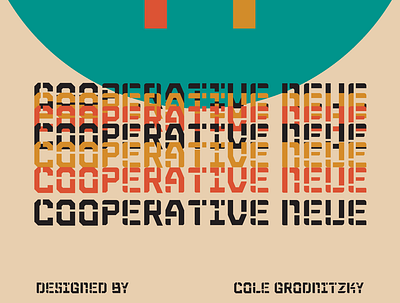 Cooperative Neue Example typography
