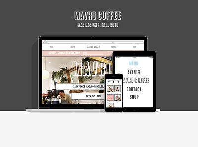 Mavro Website Redesign branding web design