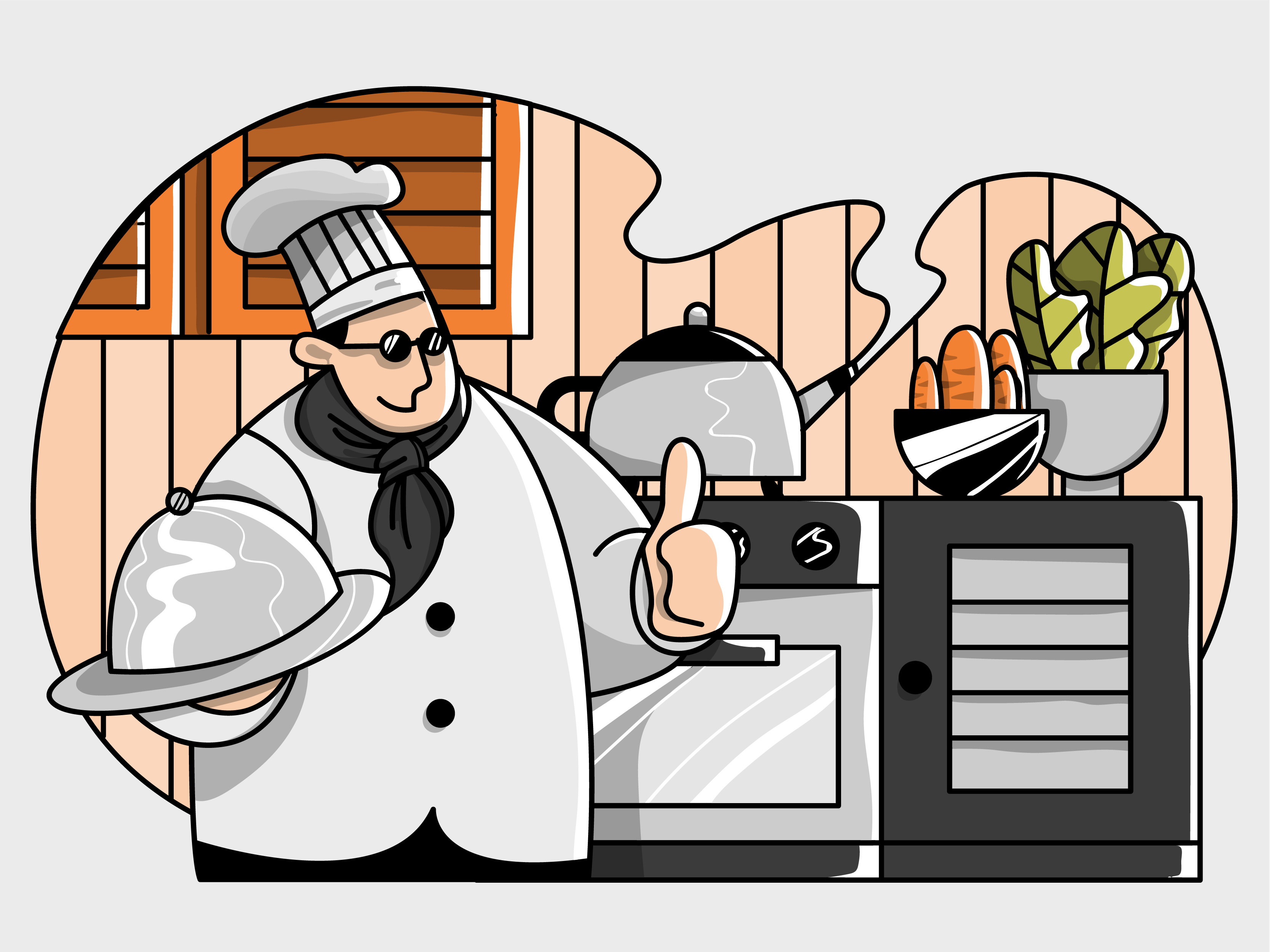 Chef Illustration.