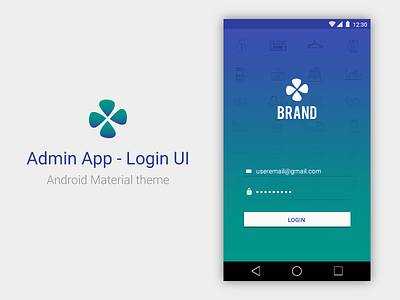 Admin Login Ui android login ui material design