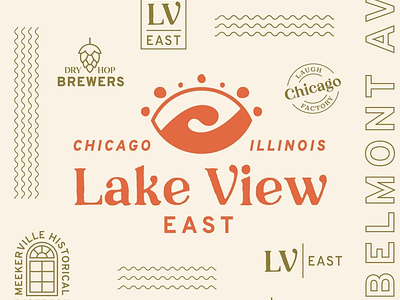 Lake View East Branding