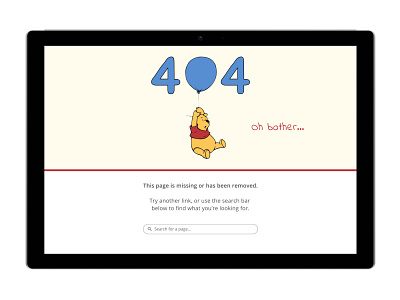 Error 404 - DailyUI Day 8