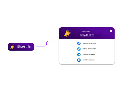 Social Share - DailyUI Day 10
