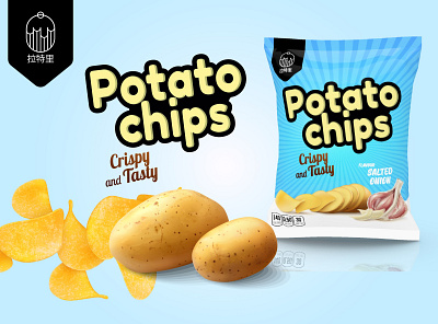 Potato chips design chips packaging design packaging mockup packagingdesign packagingpro potato