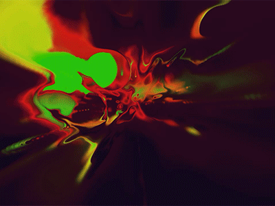 Pulse abstract animation blur cg cgi fluid fx gradient green red splash touchdesigner videoart
