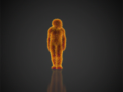 Thriller 3d animation c4d cg cgi cinema4d dance fur hair