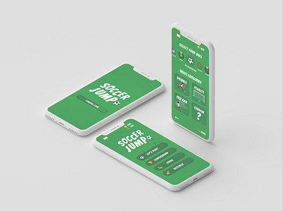Soccer Jump! app branding design football graphic design illustration logo soccer ui ux visual design