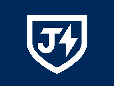 New Logo - JBolt blue brand custom logo mark white