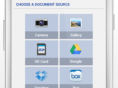 Select Document Source android hidpi icons retina roboto