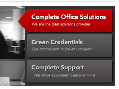 Office Solutions Website grey office red