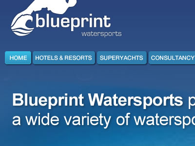 Website for Watersports Website blue sports water