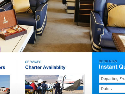 Private Jet Website