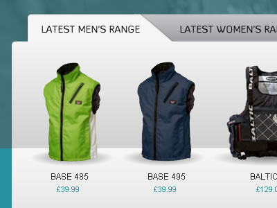 Outdoor Clothing Company Website