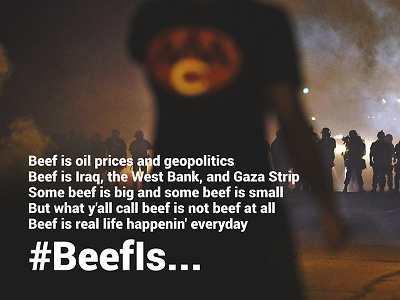 Beef Is...