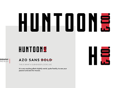 H&Co. Brand WIP #2 branding design typography