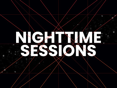 Playlist Cover—Nighttime Sessions dark geometric geometry lines night space