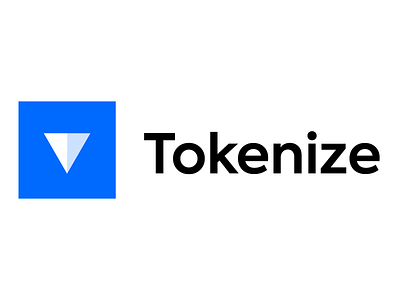 Tokenize Capital asset blockchain branding crypto logo minimalistic t