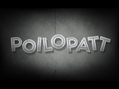 Typography Poilopatt Cartoon