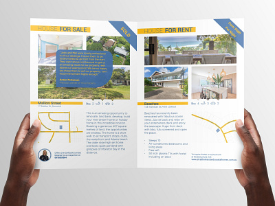 Real Estate Book branding flyer