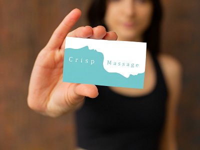 Crisp Massage branding card