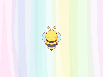 Cute honeybee
