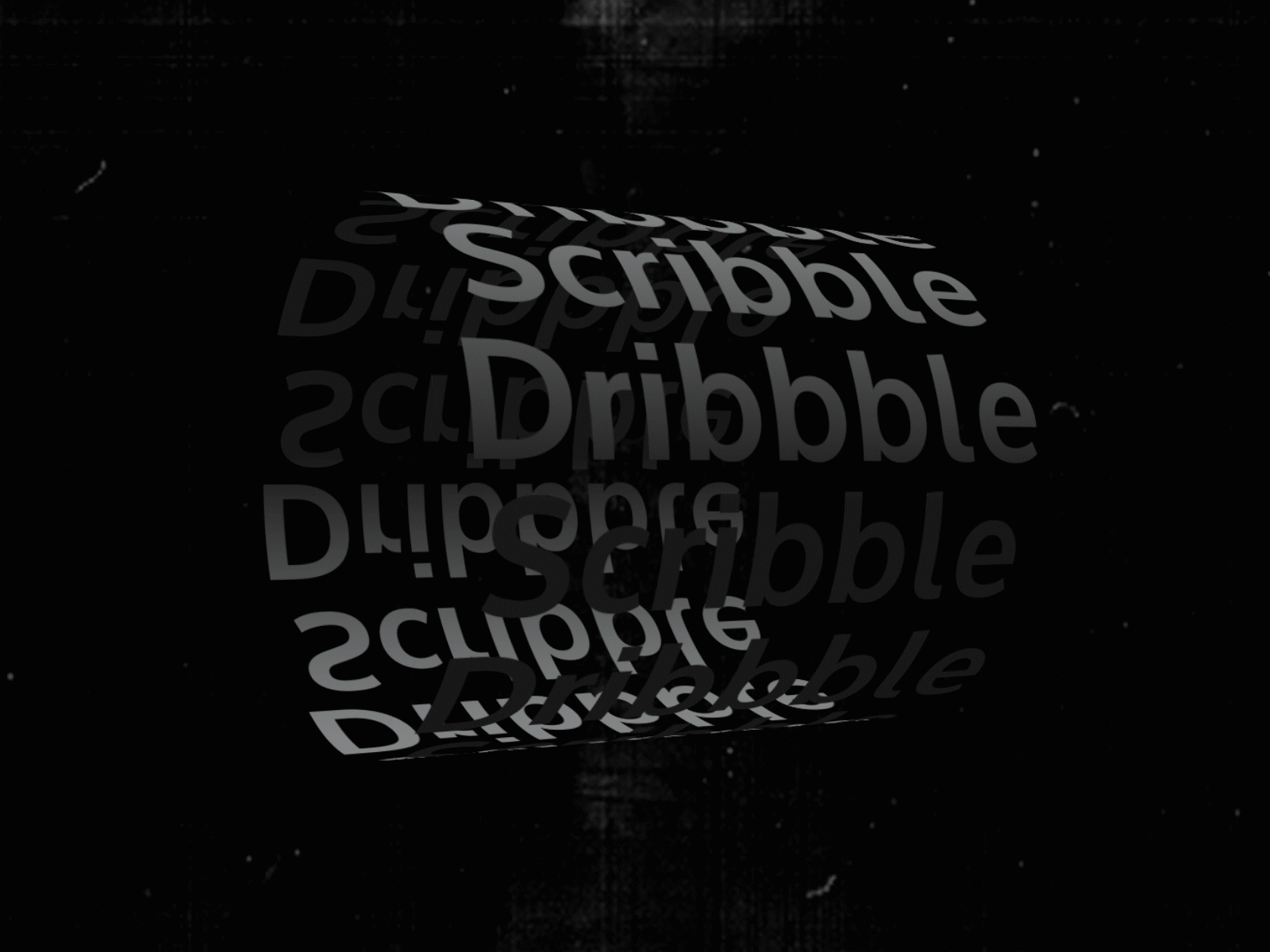 Dribbble Scribble aftereffects animation black branding dribbble glitch illustration interaction design motion design new popular trending type typo typography ui uidesign ux ux design visual design