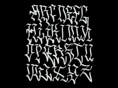 Alphabet calligraphy graffiti lettering mexico tag vector
