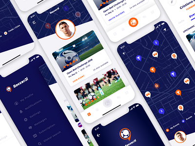 SoccerJi App book field booking app find players football app player app soccer app soccer ball soccer match sport app
