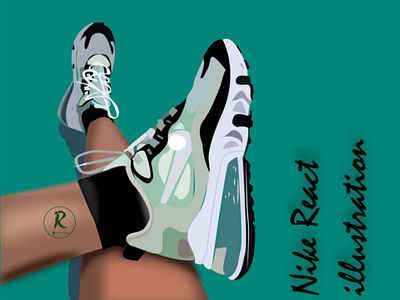 Nike Sneakers illustration nike sports shoes illustration