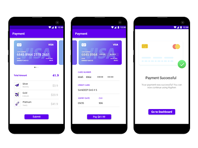 Payment android payments ui design