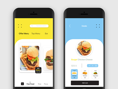 Restaurant mobile app branding debut food ios mobile mobile app ui ux