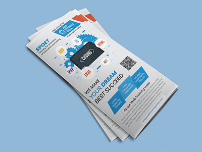 Web Training India branding brochure brochure design education brochure print design printing