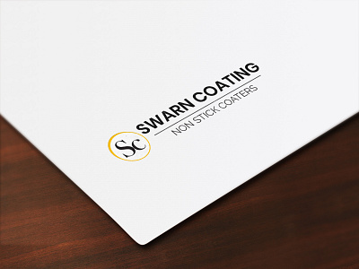 Swarn Coating branding clean design flat logo