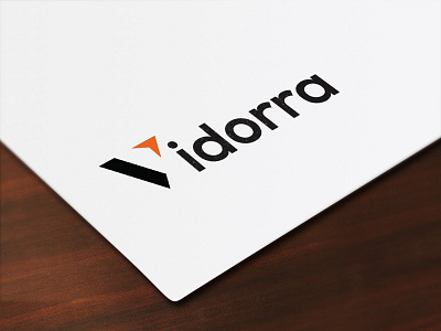 Vidorra Consulting branding clean design logo
