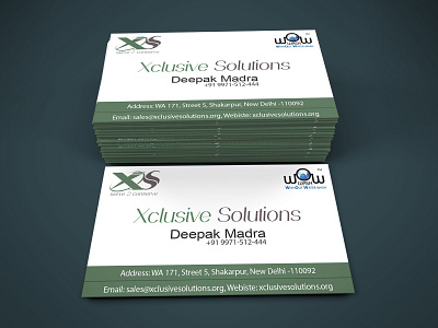 Xs Business Card Design