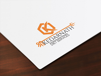 Shri Kedarnath branding clean design flat icon logo typography vector web