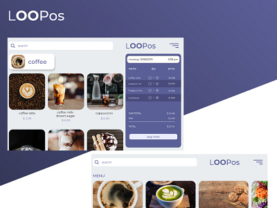 loop pos adobexd app apps design design point of sale ui uiuxdesign ux