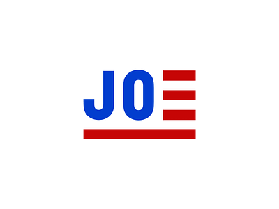 Joe American Flag Logo