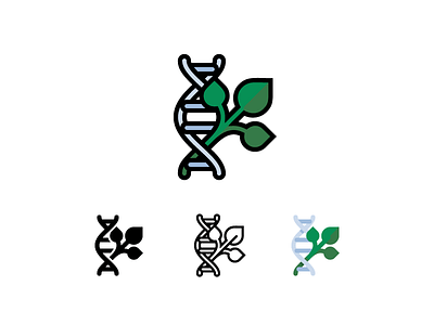 GMO Organism Icons agriculture chemistry filled line flat glyph icons line science