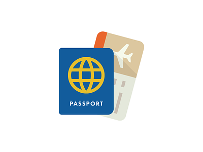 Passport with Boarding Pass air travel airplane passport travel trip vacation