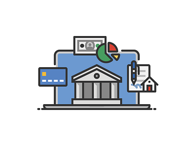 Online Banking banking finance laptop web browser