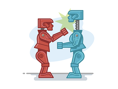 Rock 'em, Sock 'em Robots boxing fight robots toy