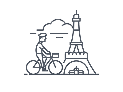 La Tour Eiffel bicycle bike eiffel tower france paris tour eiffel travel