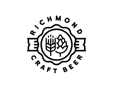 Richmond Craft Beers barley beer beer icon craft beer hops