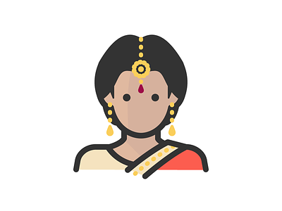 Indian Woman avatar hindu india indian woman