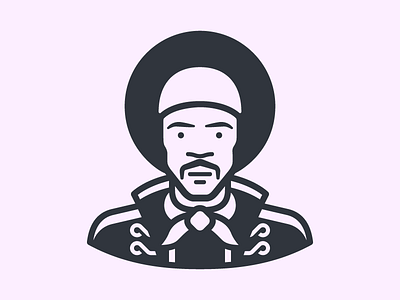 Jimi Hendrix Glyph avatar face guitar jimi hendrix legend music person rockstar